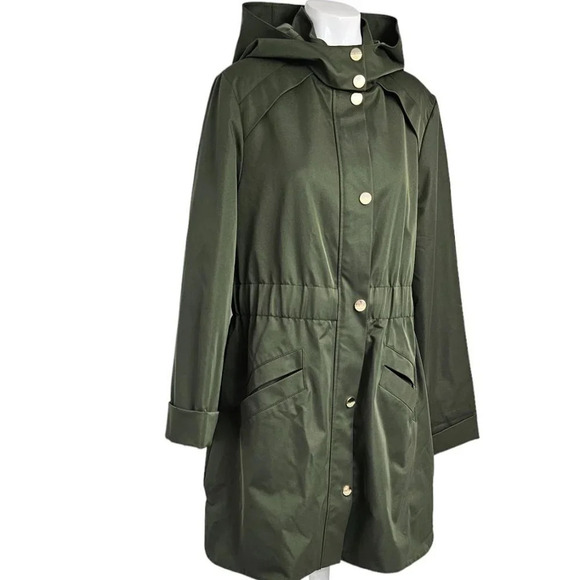 Ted Baker Women's Jaylene Lightweight Hooded Parka Utility Size 1 US Size 4 - Picture 3 of 13